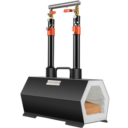 Propane Forge Portable, Double Burner Tool and Knife Making, Large Capacity Blacksmith Farrier Forges, Mini Furnace Blacksmithing, Gas Forging Tools and Equipment, Complete Kit - Image 9