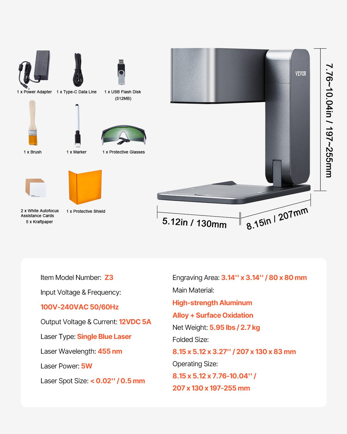 Portable Laser Engraver 600 mm/s 5W High Speed Handheld Engraving Machine - Image 7