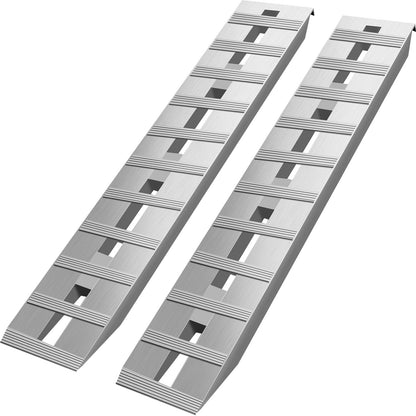 60' X 12' X 2.5'Aluminum Trailer Ramps 6000LBS Total Beavertail Hook End 1 Pair 2 Ramps - Image 8