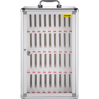 Cell Phones Storage Cabinet Clear Pocket Chart Storage Locker Box 36 Slots - Image 9