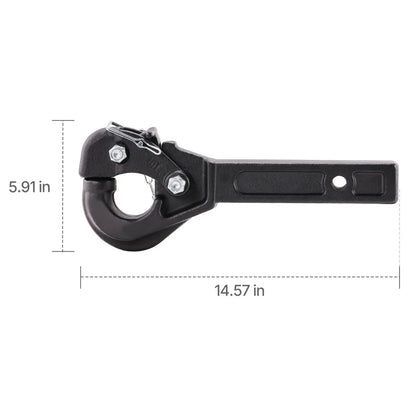 Pintle Hitch 50.4 mm Receiver Hook 63.5 - 76.2 mm Lunette Ring 9070 kg - Image 8