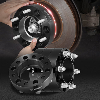 1.5" 6"x5.5" Wheel Spacers Wheel Adapters 6 Lug Forged Spacer 4 PCS Black - Image 8