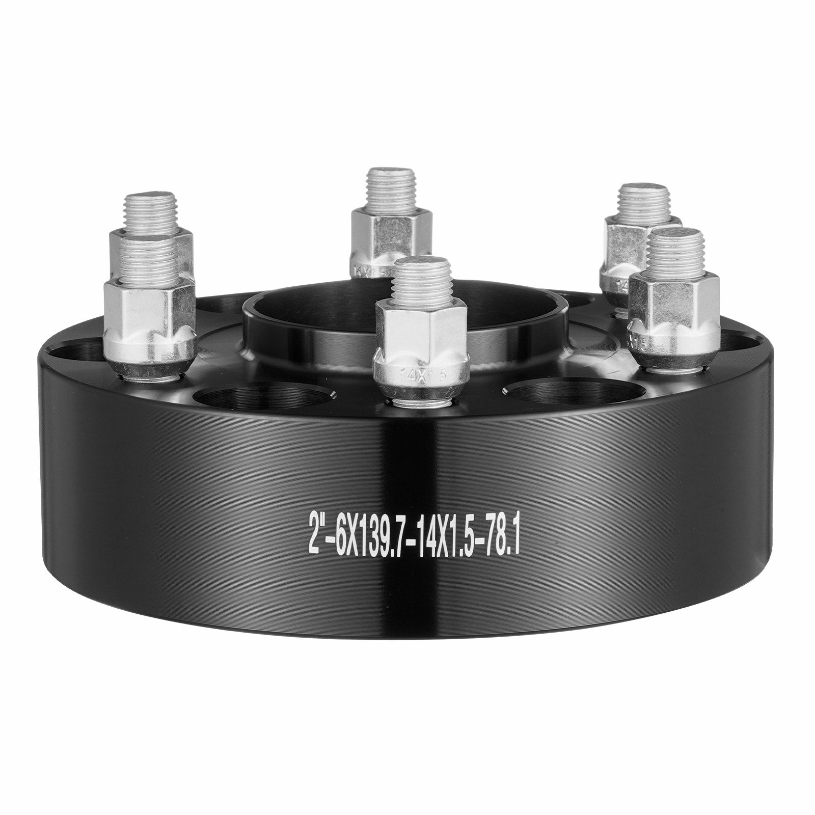 2" 6"x5.5" Wheel Spacers Wheel Adapters 6 Lug Forged Spacer 4 PCS Black - Image 9