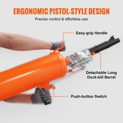 Tire Bead Seater, 2.1 Gal/8 L Air Tire Bead Blaster, 120 PSI Handheld Bead Bazooka, Upgraded Portable Tire Inflator Tool, 85-116 PSI Operating Pressure for Tractor Truck ATV Car - Image 5