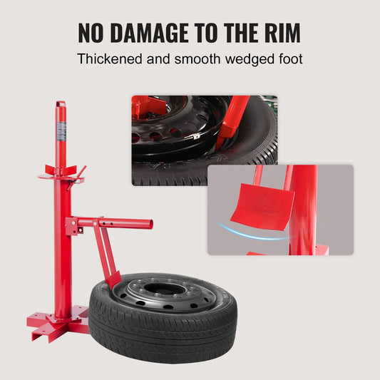 Manual Tire Changer, Portable Hand Bead Breaker Mounting Tool for 203 - 406 mm Tires, Compatible with Car Truck Trailer, Tire Mounting Machine for Home Garage Small Auto Shop - Image 4