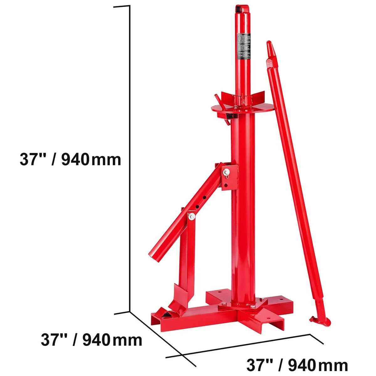 Manual Tire Changer, Portable Hand Bead Breaker Mounting Tool for 203 - 406 mm Tires, Compatible with Car Truck Trailer, Tire Mounting Machine for Home Garage Small Auto Shop - Image 8