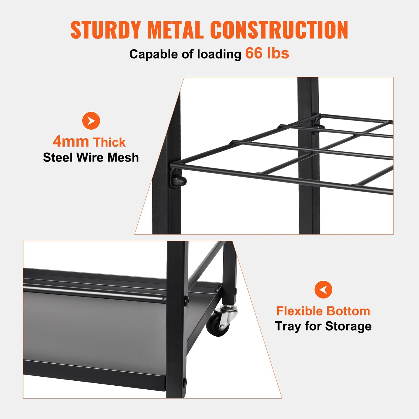 Blueprint Storage Rack, 12 Slots Blueprint Holder with Wheels, Mobile Metal Blueprint Storage Cart for Map Poster Architectural Construction Plan, Roll File Organizer for Home, Office, School - Image 3