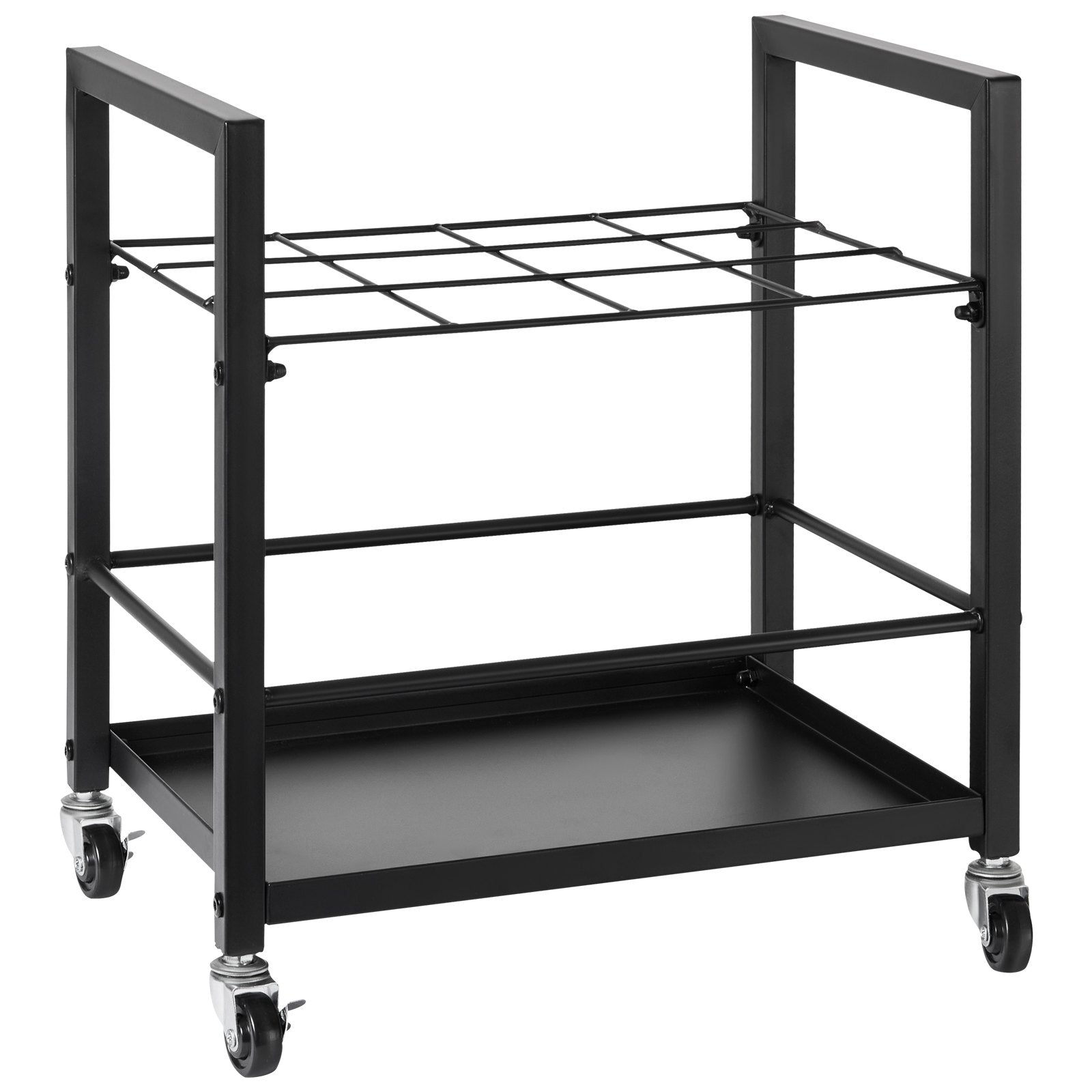 Blueprint Storage Rack, 12 Slots Blueprint Holder with Wheels, Mobile Metal Blueprint Storage Cart for Map Poster Architectural Construction Plan, Roll File Organizer for Home, Office, School - Image 9