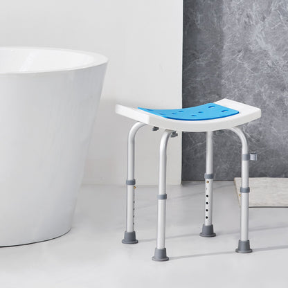 Shower Chair, Adjustable Height Shower Stool, Shower Seat for Inside Shower or Tub, Non-Slip Bench Bathtub Stool Seat for Elderly Disabled Handicap, 158.8 kg Capacity - Image 8