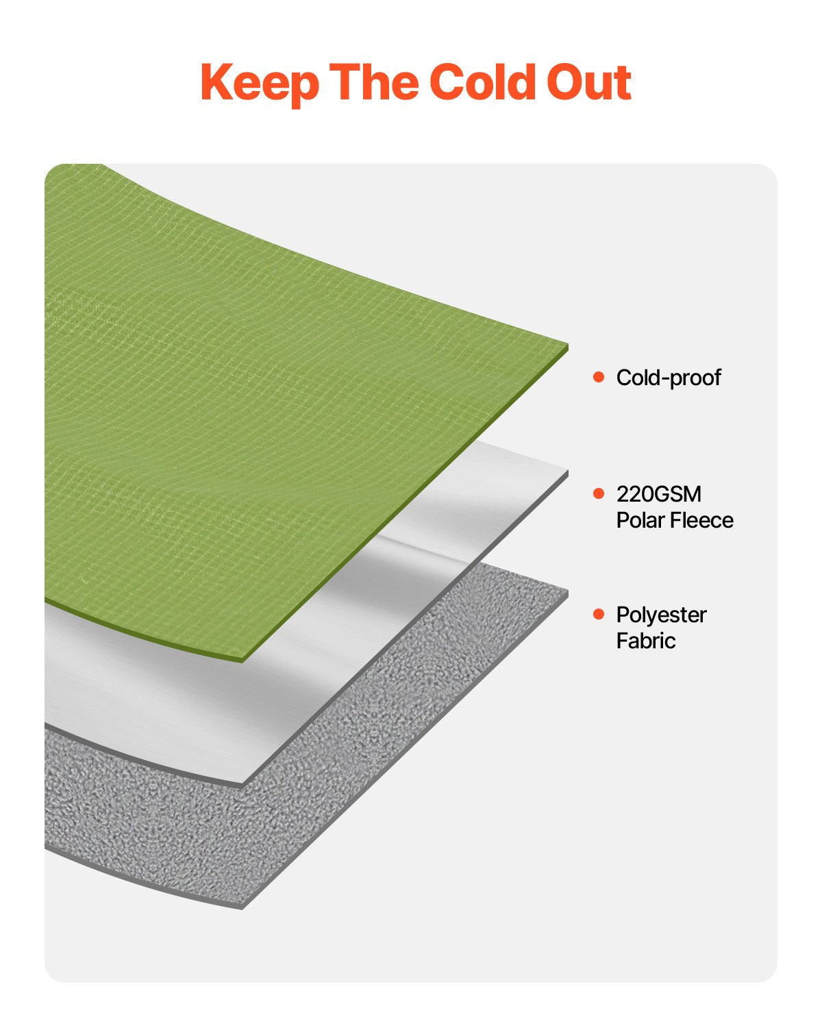 Camping Blanket 2 m x 1.5 m Wearable Warm Stadium Blanket Army Green - Image 4
