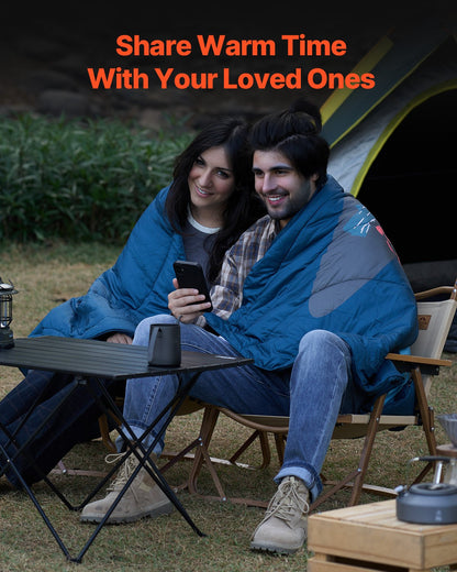Camping Blanket 1.9 m x 1.32 m Wearable Warm Stadium Blanket Outdoor - Image 5