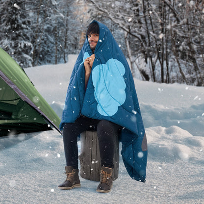 Camping Blanket 1.9 m x 1.32 m Wearable Warm Stadium Blanket Outdoor - Image 8