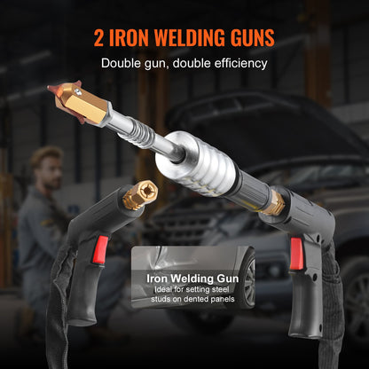 Spot Welder Dent Puller 3KW Stud Welder Dent Repair Kit with 2 Welding Gun - Image 5