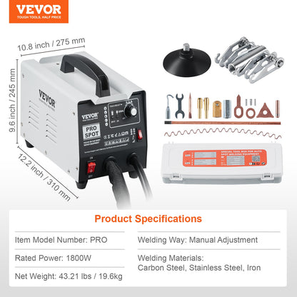 Stud Welder Dent Repair Kit Spot Welding Dent Puller Machine with 7 Modes - Image 7