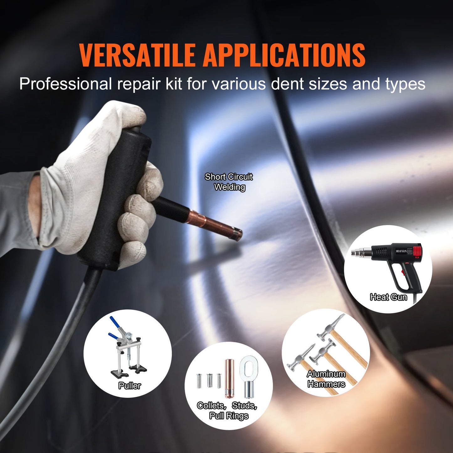 Spot Welder Dent Puller 300W Stud Welder Dent Repair for Aluminum Car Body - Image 4