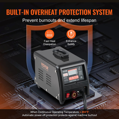 Stud Welder Dent Repair Kit, 3KW Spot Welder Dent Puller with Auto/Manual Welding & 9 Versatile Modes, Auto Body Spot Welding Dent Puller Machine for Car, Truck Dent Repair - Image 5