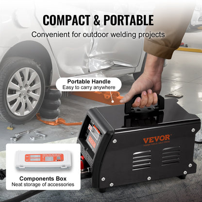 Stud Welder Dent Repair Kit, 3KW Spot Welder Dent Puller with Auto/Manual Welding & 9 Versatile Modes, Auto Body Spot Welding Dent Puller Machine for Car, Truck Dent Repair - Image 6