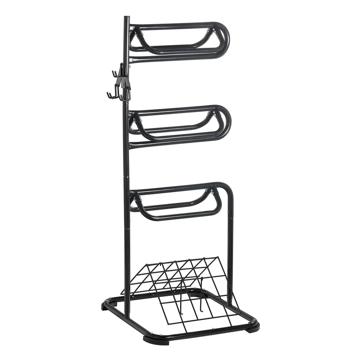 Freestanding Saddle Stand, 30 x 30 x 68.5 in, 3 Tiers Saddle Rack, Heavy Duty Saddle Blanket Holder with Removable & Rotating Tiers, English & Western Saddle Rack for Tack Room Organization - Image 9