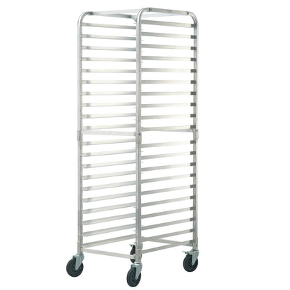 Bun Pan Rack, 20-Tier Commercial Bakery Racks with Brake Wheels, Aluminum Racking Trolley Storage for Half & Full Sheet, Speed Rack For Kitchen Home, Bread Baking Equipment, 660x517x1767 mm - Image 9