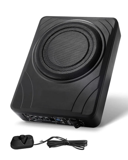 8" 300W Under Seat Car Subwoofer Slim Powered Car/Truck Subwoofer System