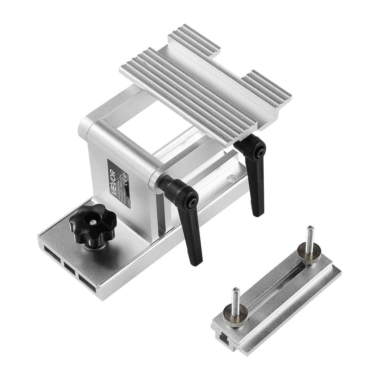 Sharpening Tool Rest Jig, Adjustable Replacement Tool Rest Sharpening Jig for 6" or 8" (152 mm or 203 mm) Bench Grinders – with Flat Miter Slide for 0–2.5 inch (0–64 mm) Wide Blades and Chisels