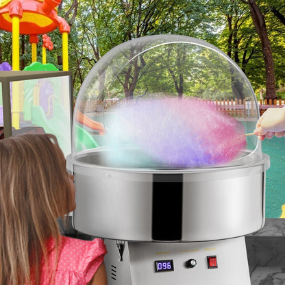 Candy Machine Bubble Shield 20.5 Inch Clear Plastic Cotton Candy Cover for Commercial Candy Maker Machine - Image 8