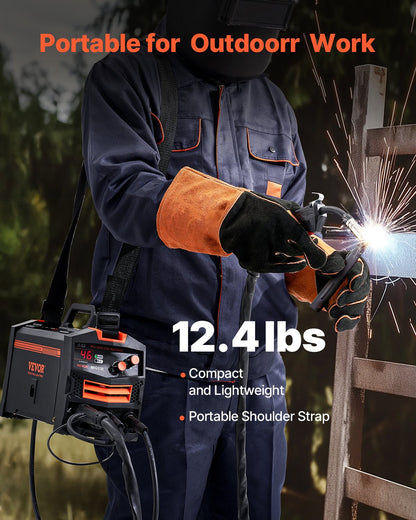 MIG Welder 130Amp Gasless Flux Core Mig Welding Machine with IGBT Inverter - Image 7