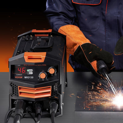 MIG Welder 130Amp Gasless Flux Core Mig Welding Machine with IGBT Inverter - Image 8