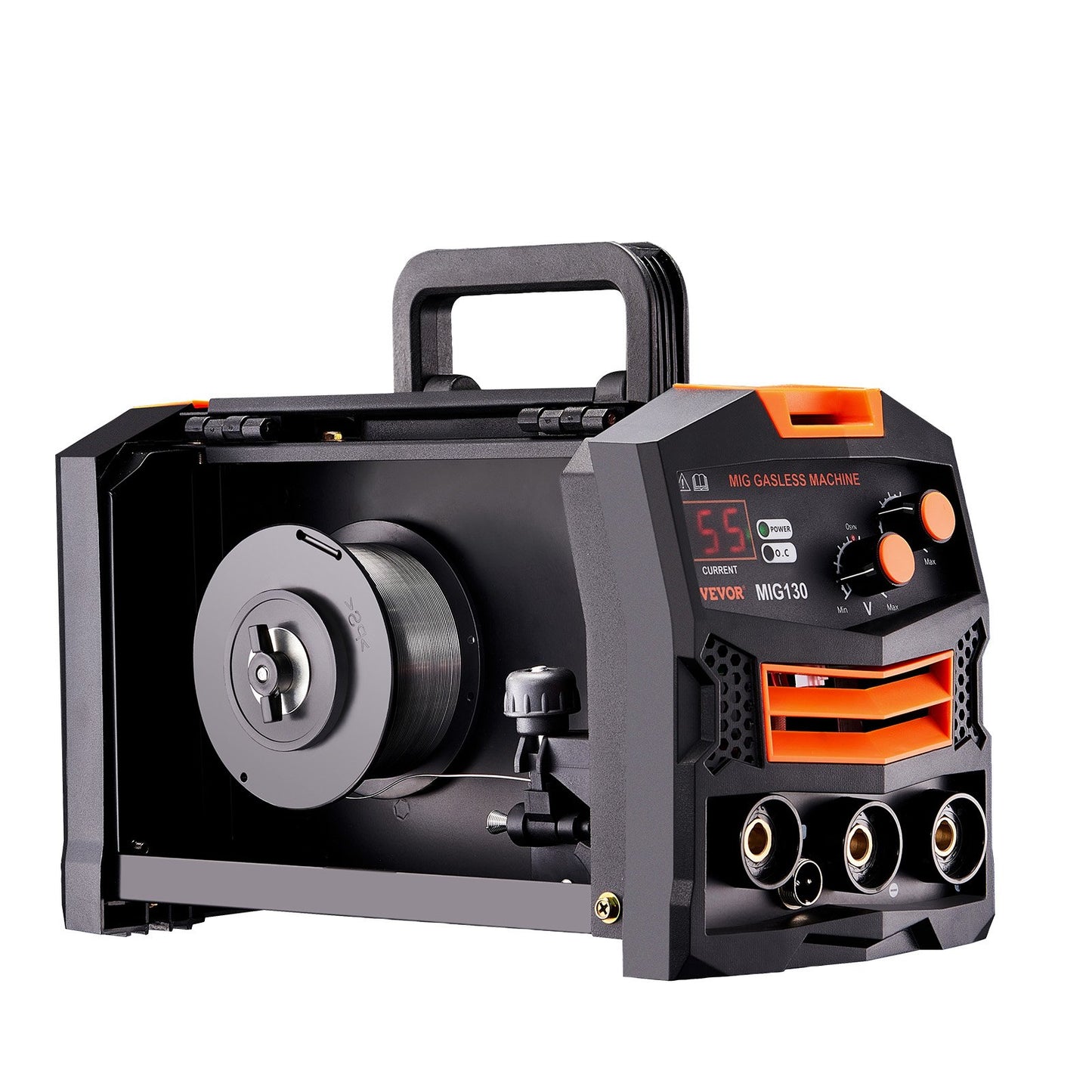 MIG Welder 130Amp Gasless Flux Core Mig Welding Machine with IGBT Inverter - Image 9