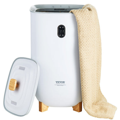 35L Large Towel Warmer Bucket with LED Screen Drying Fuction & Timer White
