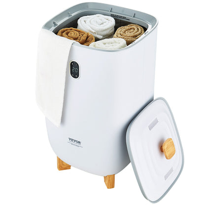 35L Large Towel Warmer Bucket with LED Screen Drying Fuction & Timer White - Image 9