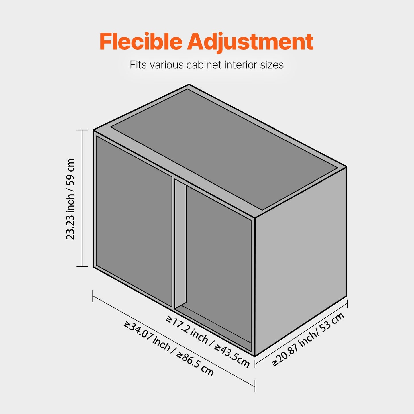 Swing Left Blind Corner Cabinet, Pull Out Organizer for 36 inch Width Blind Cabinet, 2 Tier Height Adjustable Swing Tray, Soft Close Kitchen Cloud Blind Organizer, Left Open - Image 6