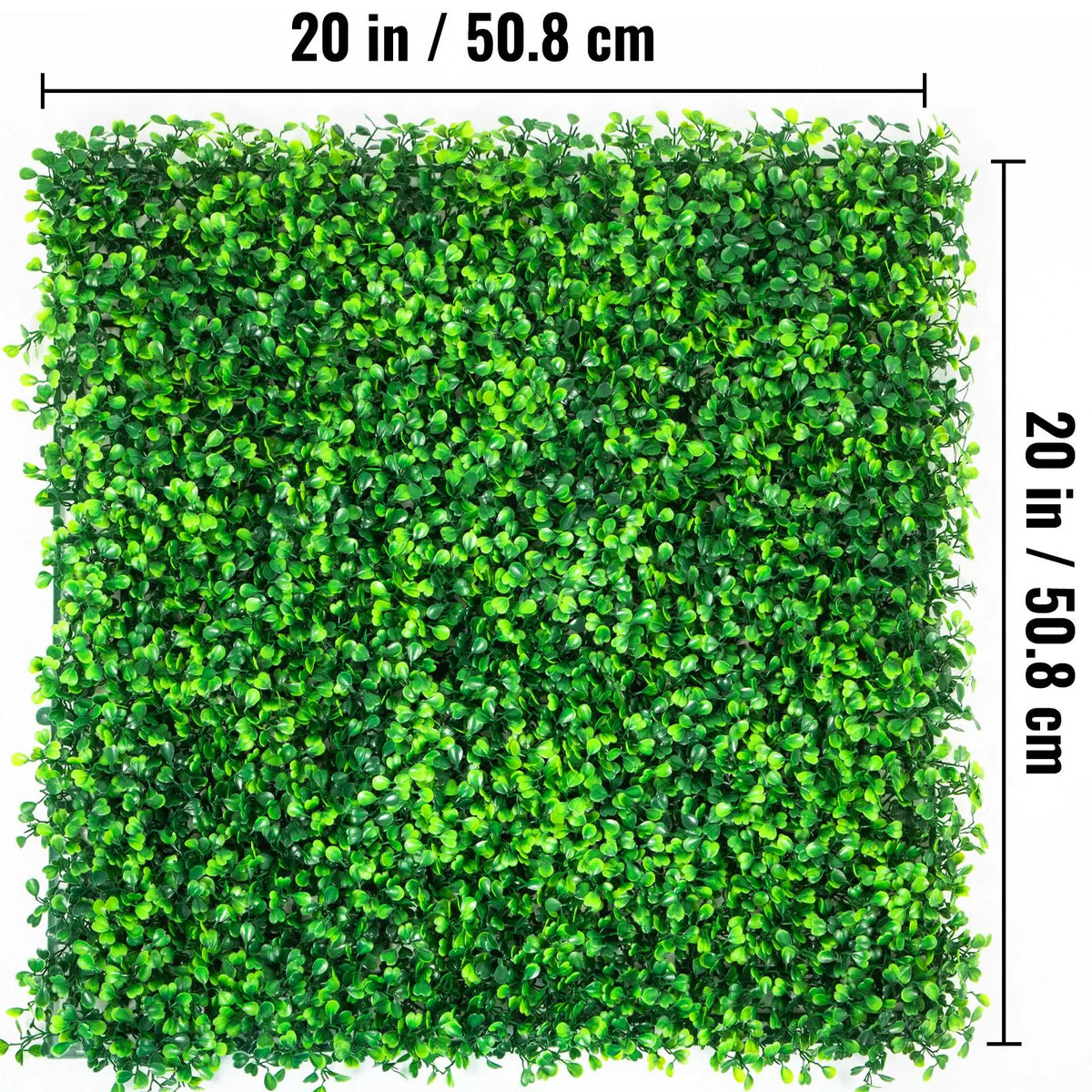 Artificial Boxwood Panels, 20 PCS 20\"x20\" Boxwood Hedge Wall Panels, PE Artificial Grass Backdrop Wall 1.6\", Privacy Hedge Screen for Decoration of Outdoor, Indoor, Garden, Fence, and Backyar - Image 8