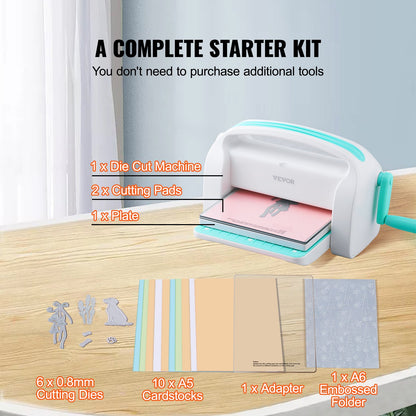 Manual Die Cutting Embossing Machine 9" Opening For Art Craft Scrapbooking - Image 3