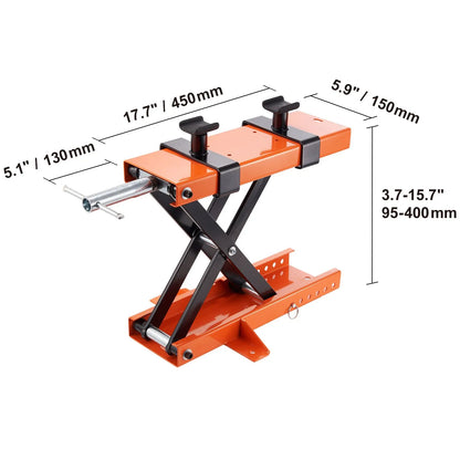 Motorcycle Lift Scissor Jack Stand 1100 Lb with Saddle ATV Lift Dirt Bike - Image 8