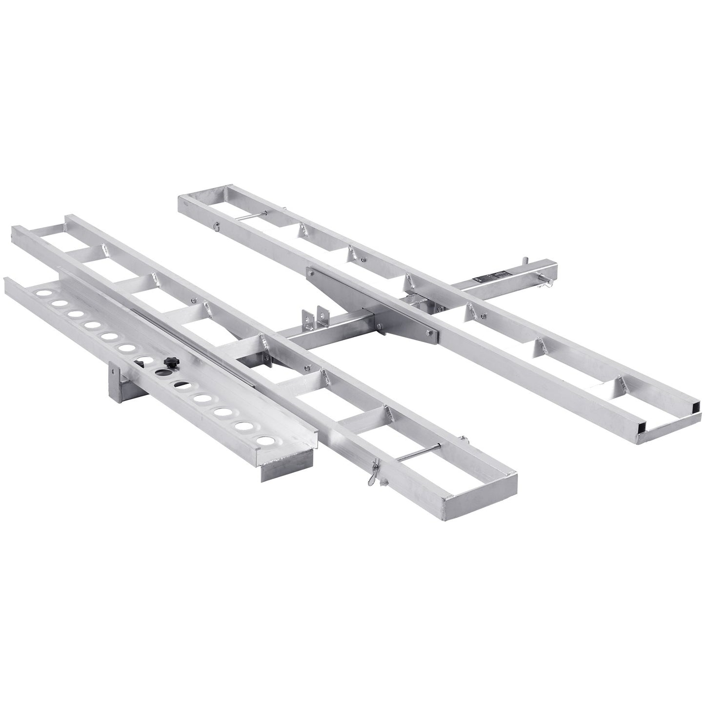 Motorcycle Carrier, 2-Bike 272.15KGS Aluminum Motorcycle Carrier Hitch Mount, Loading Ramp, Scooter Dirt Bike Trailer Hauler, Ratchet Straps and Stabilizer, for Car, Truck with 2" Hitch Receiver - Image 9