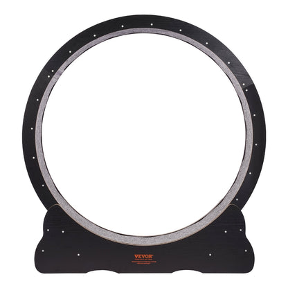 Wooden Cat Exercise Wheel, 43.3" Large Cat Treadmill Wheel for Indoor Cats, Cat Running Wheel with Detachable Carpet & Cat Teaser for Running/Walking/Training, Suitable for Most Cats - Image 9