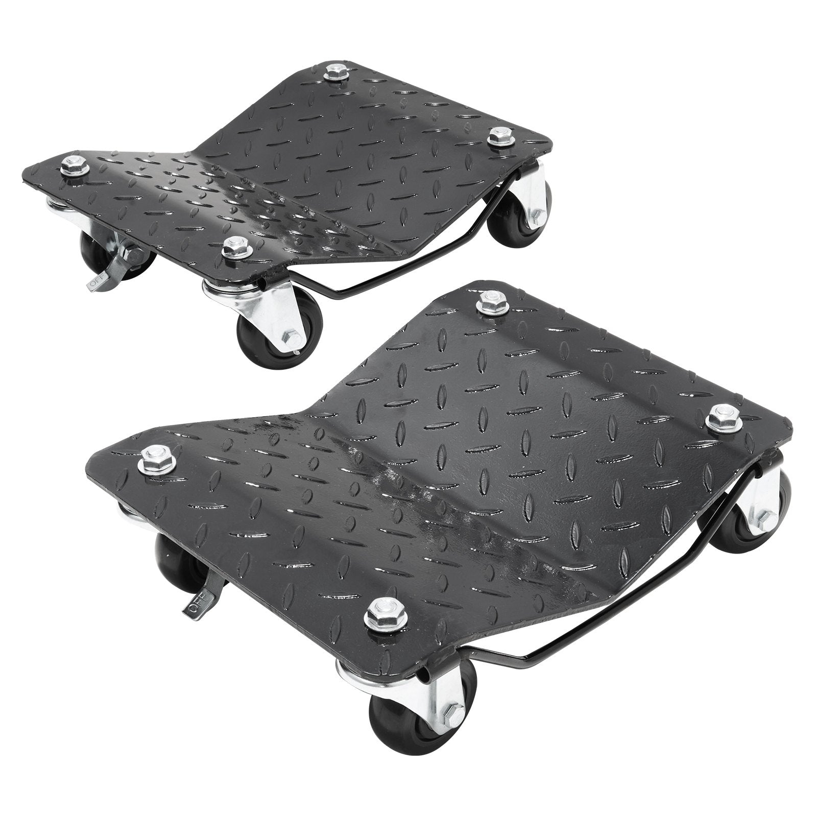 Car Dolly Wheel Tire Dolly 2 PCS Heavy Duty Skate Auto Repair Dolly 3000LB - Image 9