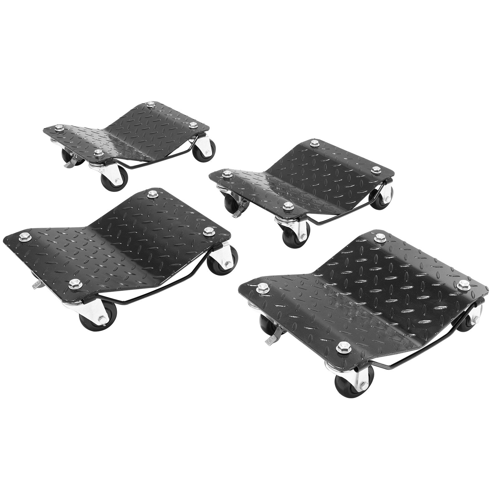 Car Dolly Wheel Tire Dolly 4 PCS Heavy Duty Skate Auto Repair Dolly 6000LB - Image 9