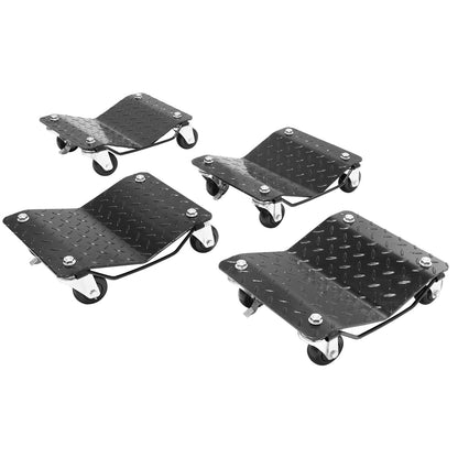 Car Dolly Wheel Tire Dolly 4 PCS Heavy Duty Skate Auto Repair Dolly 6000LB - Image 9