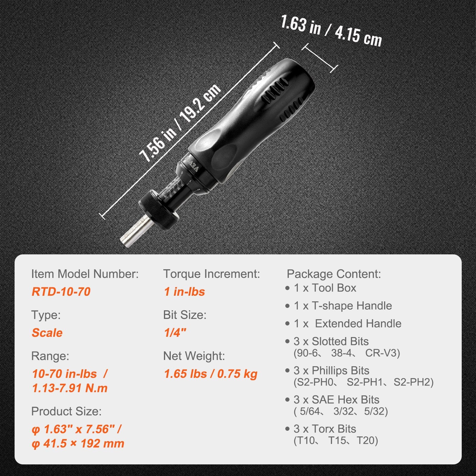 Adjustable Torque Screwdriver 1/4 - Image 7