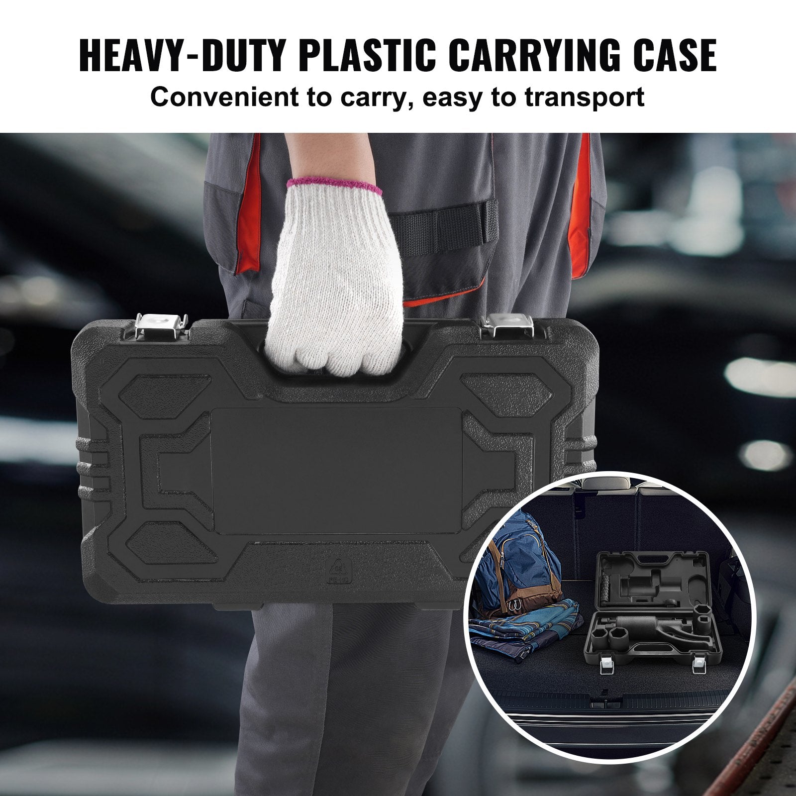 Torque Multiplier, Heavy Duty Torque Multiplier Wrench Set, 1 Inch Drive Lug Nut Wrench Torque Multiplier, 1:58 4800N.m Lug Nut Remover, with 4 Sockets and Storage Case for Truck Trailer RV - Image 4