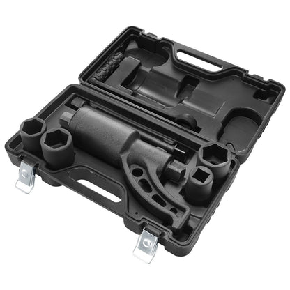 Torque Multiplier, Heavy Duty Torque Multiplier Wrench Set, 1 Inch Drive Lug Nut Wrench Torque Multiplier, 1:58 4800N.m Lug Nut Remover, with 4 Sockets and Storage Case for Truck Trailer RV - Image 9