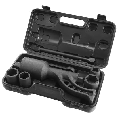 Torque Multiplier, Heavy Duty Torque Multiplier Wrench Set, 1 Inch Drive Lug Nut Wrench Torque Multiplier, 1:64 6800N.m Lug Nut Remover, with 4 Sockets and Storage Case for Truck Trailer RV - Image 9