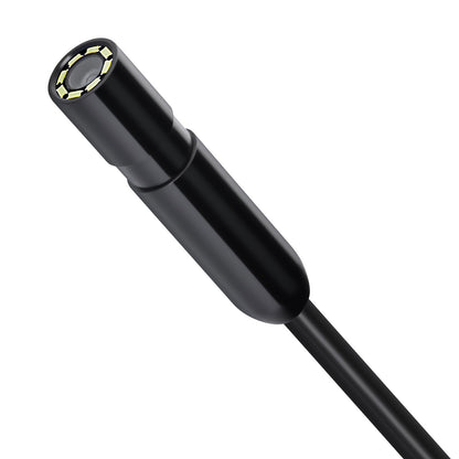 Endoscope Camera with Light, 1920P HD Borescope for Android & IOS, 8 LED Lights Inspection Camera with 3m Semi-Rigid Cable, 2X Zoom, IP67 Waterproof Snake Scope Cameras for Auto, Plumbing