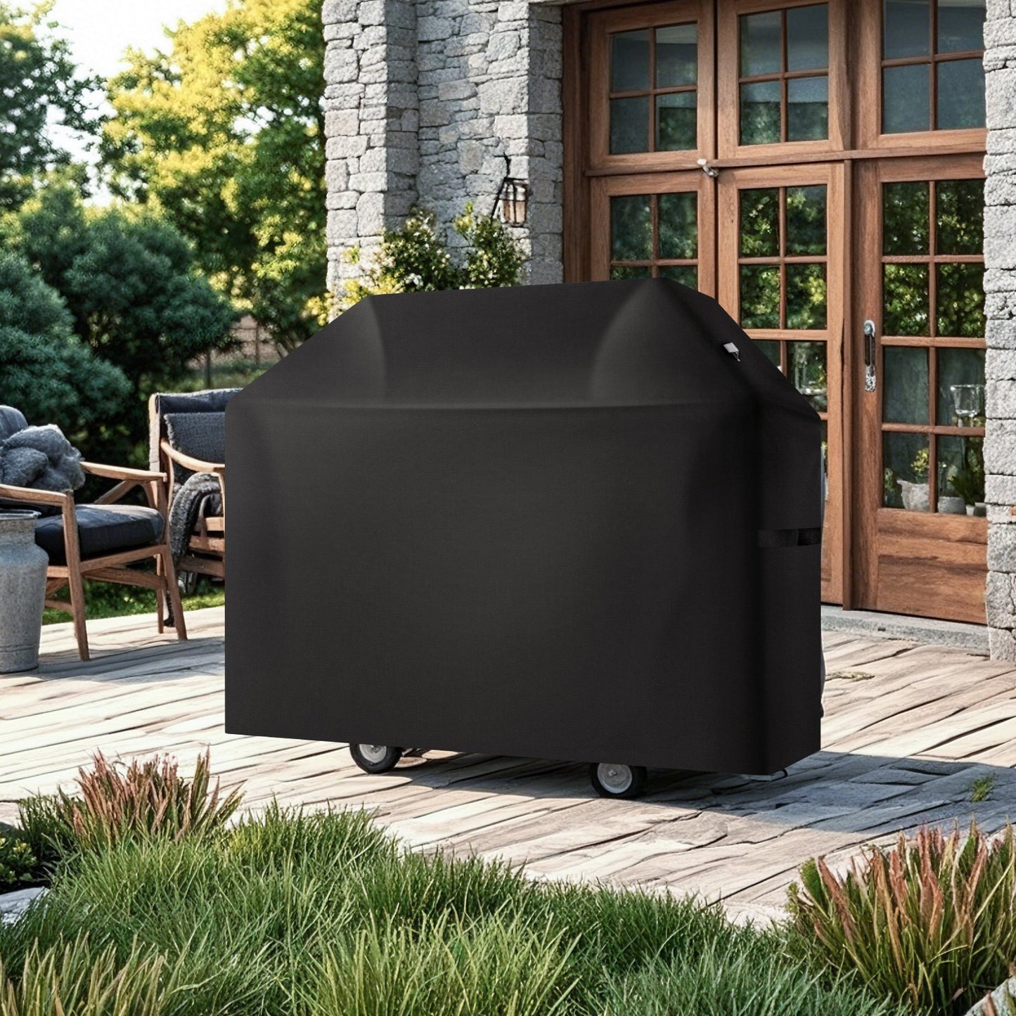 58 inch Grill Cover Heavy Duty BBQ Gas Grill Cover Outdoor Waterproof - Image 8