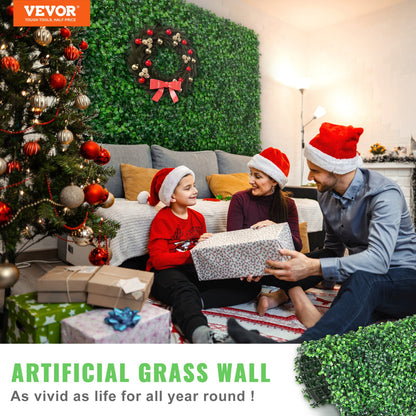 12PCS 10x10 inch Artificial Boxwood Panels, Boxwood Hedge Wall Mat,Artificial Grass Backdrop Wall, Privacy Hedge Screen UV Protected for Outdoor Indoor Garden Fence Backyard - Image 2