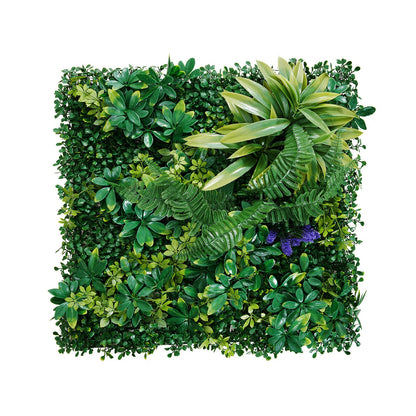 Artificial Grass Wall Panels, 8 PCS 20 x 20 inch, 3D Combination Greenery Boxwood Panel for Indoor Outdoor Green Decor & Ivy Fence Covering, Privacy Backdrop Wall Hedge Screen for Garden