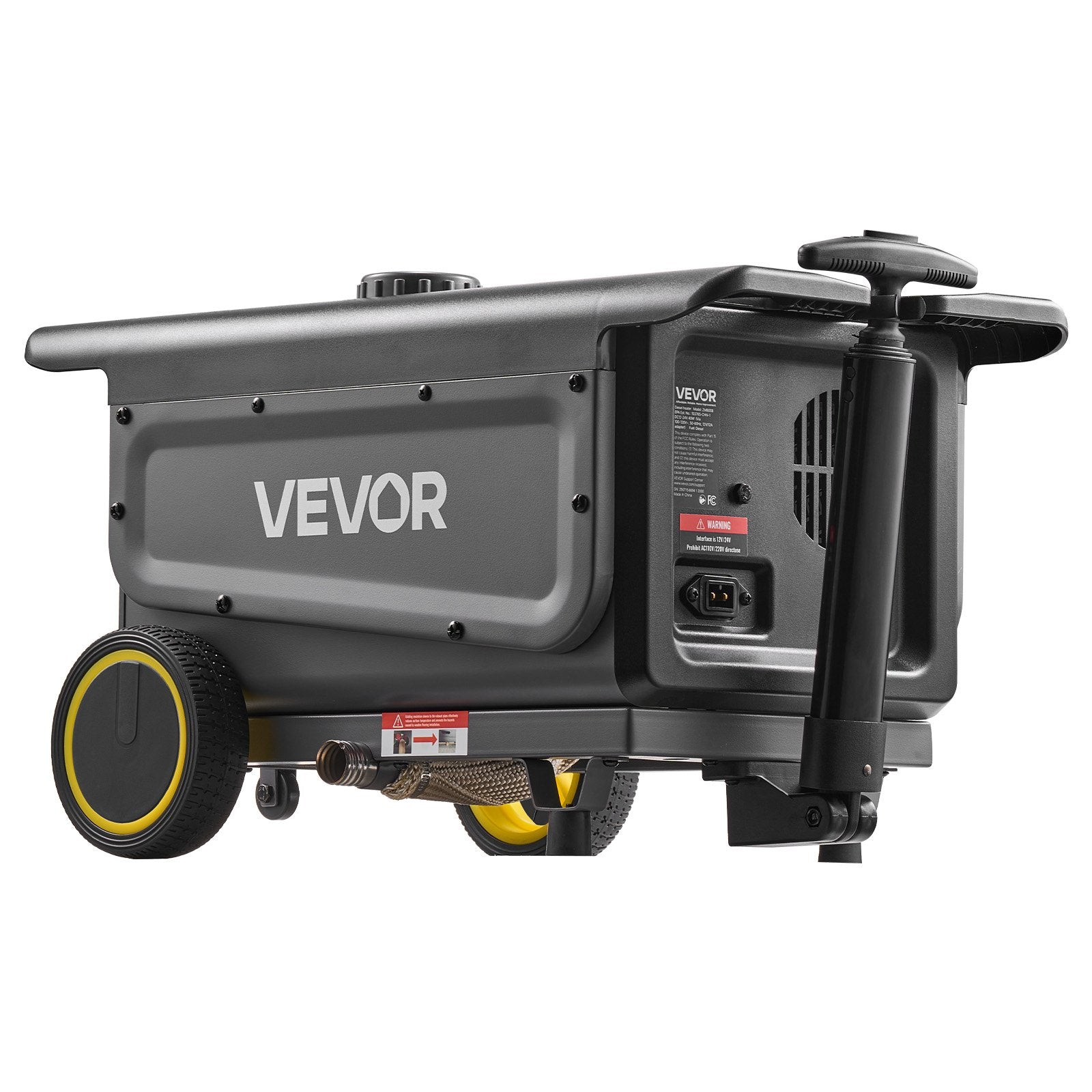 Diesel Heater, 8KW, DC 12V/24V, All in One Portable Diesel Air Heater with Bluetooth APP Control, Remote Control and LCD Screen, Trolley Design, 5 L Fuel Tank for Trucks, Vans, RVs, Campers - Image 9