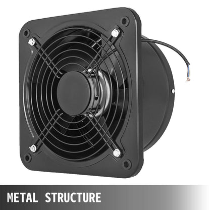 Industrial Ventilation Extractor Metal Axial Exhaust Commercial 12 inch Air Blower Fan 250MM opening exhaust fan 2800 RPM Low Noise Stable Running - Image 2